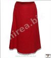 Dámska sukňa ľanová s čipkou - (DS-02la-c)