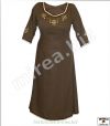 Dámske šaty ľanové vyšívané - (DS-03la-v2)