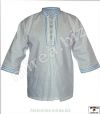 Folklórna košeľa bavlnená vyšívaná - (FK-03ba-v)