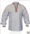 Folklórna košeľa bavlnená zdobená - (FK-06ba-z)