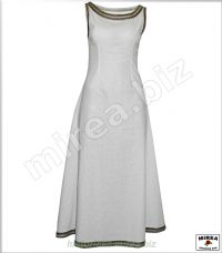 Dámske šaty ľanové zdobené - (DS-02la-z)