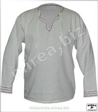 Ľudová košeľa ľanová vyšívaná - (LK-02la-v)