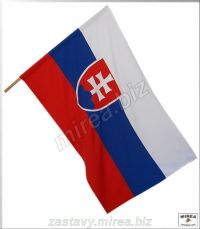 Zástava Slovenska 90x60 - (SRZ-0906pe180)
