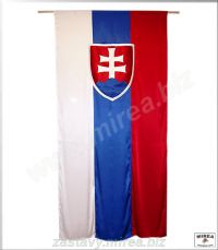 Štátna koruhva SR 100x200 saténová - (SRK-1020sa-2)