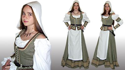 Dámsky barokový kostým - krčmárka