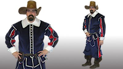 Pánsky barokový kapitánsky kostým
