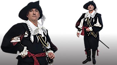 Pánsky barokový kostým