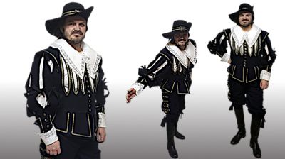 Pánsky barokový šľachtický odev