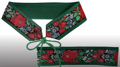 Dámsky opasok s vyšívanou stuhou