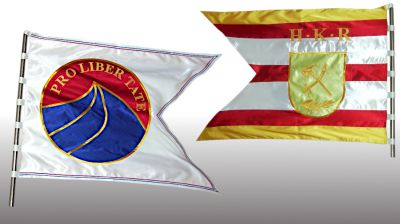 Hornoliptovský kurucký regiment Vavrišovo - historická vlajka