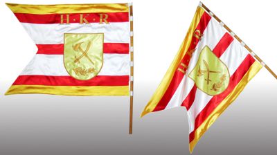 Hornoliptovský kurucký regiment Vavrišovo - historická zástava
