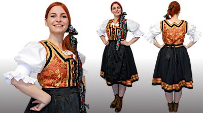 Dámsky folklórny kroj zo Spiša