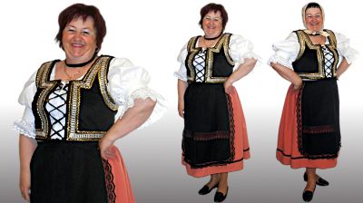 Dámsky folklórny kroj zo Spiša