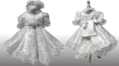 Dievčenské šaty na krst