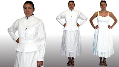 Dámske šaty s kabátikom inšpirované módou 20-tych rokov 20-teho storočia