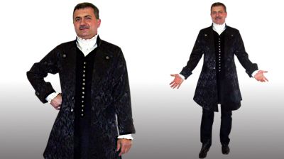 Extravagantný oblek pre hudobnú skupinu The Colt
