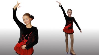 Dievčenský krasokorčuliarsky dres
