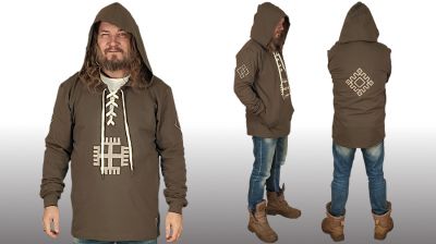 Pánska mikina s výšivkami