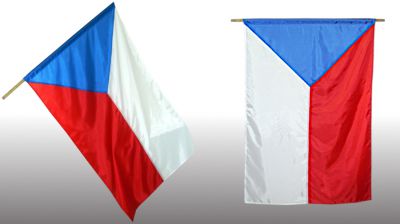 ČESKÁ REPUBLIKA - štátna zástava