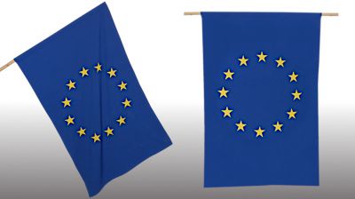 Zástava EÚ, materiál pe180