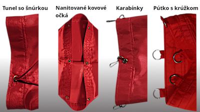 Spôsoby uchytenia veterných rukávov