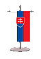 Stolová štátna koruhva Slovenskej republiky Stolová štátna koruhva Slovenskej republiky